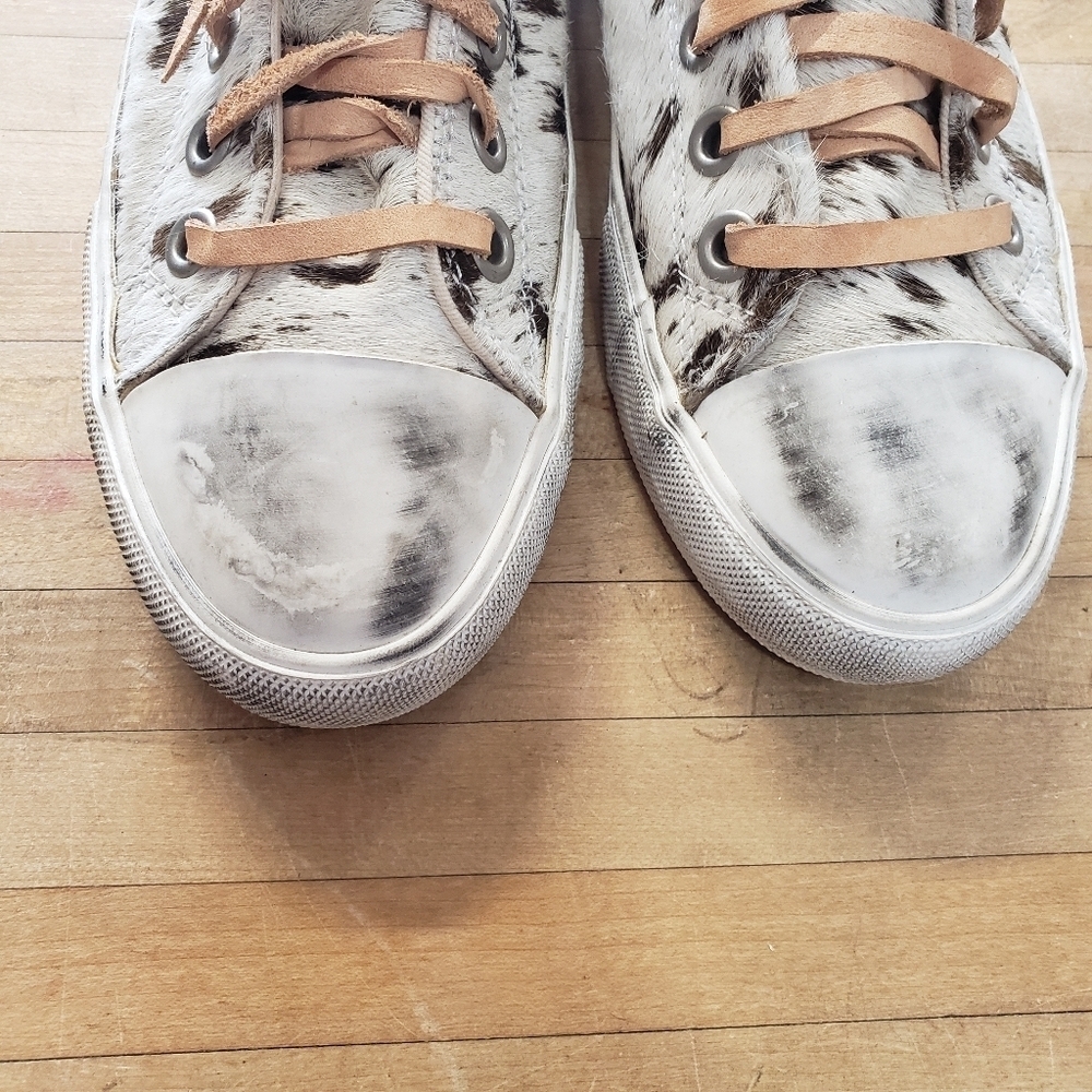 Naughty Monkey Cream and Brown Sneakers Size 8 - Picture 6 of 9